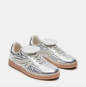 Steve Madden Madrid Silver Sneakers